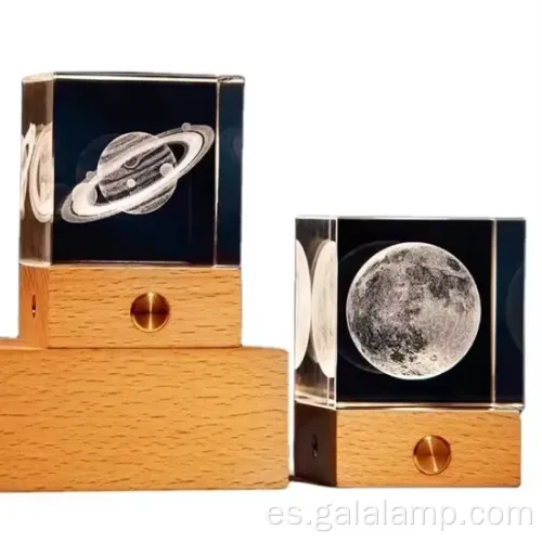 Luz de madera láser de láser 3D luz de madera nocturna